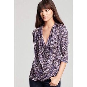 Soft Joie cowl neck printed Top